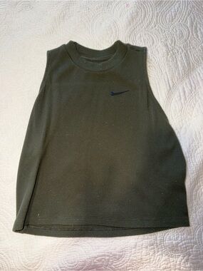Nike Dri-FIT Olive Green Athletic Tank